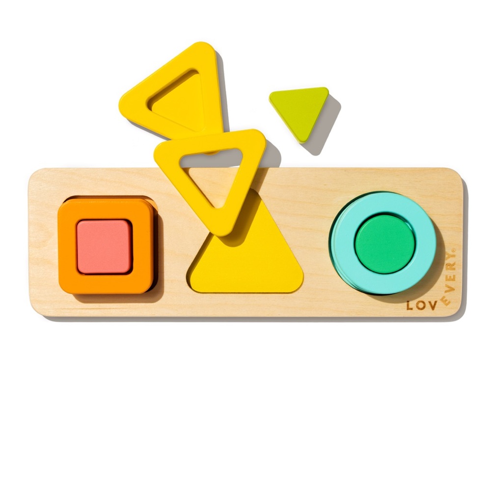 LOVEVERY Geo Shapes Puzzle | Months 19, 20, 21 | The Realist Play Kit